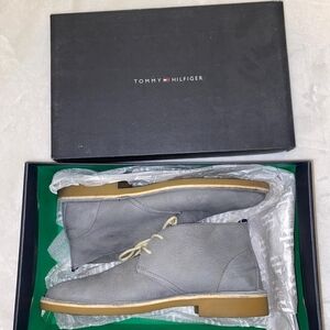Tommy Hilfiger Gray Chukka Boots Stylish Durable Comfortable